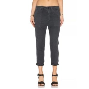 The Great The Slouch Armies Pants in Washed Black Corduroy